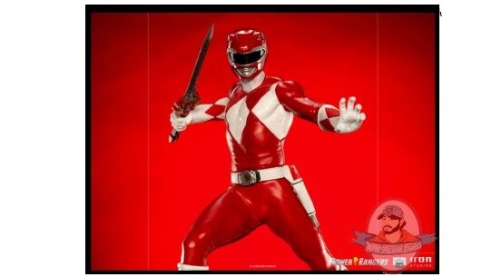 1:10 Power Rangers Red Ranger Art Scale Iron Studios 908867