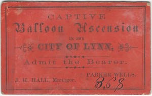 1868-Lynn-Massachusetts-July-4th-Balloon-Ascension-Illustrated-Ticket