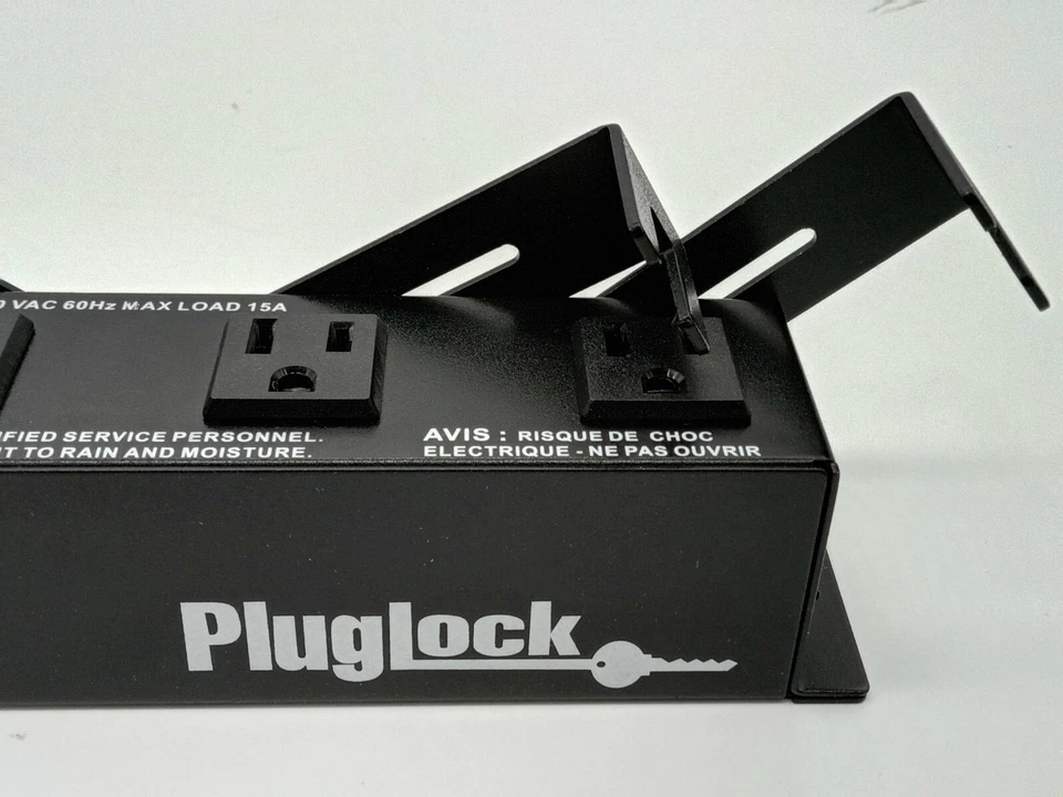 Furman Plug Lock Pro 12 Outlet Power Distribution Adjustable Locking Strip - Image 3 of 4