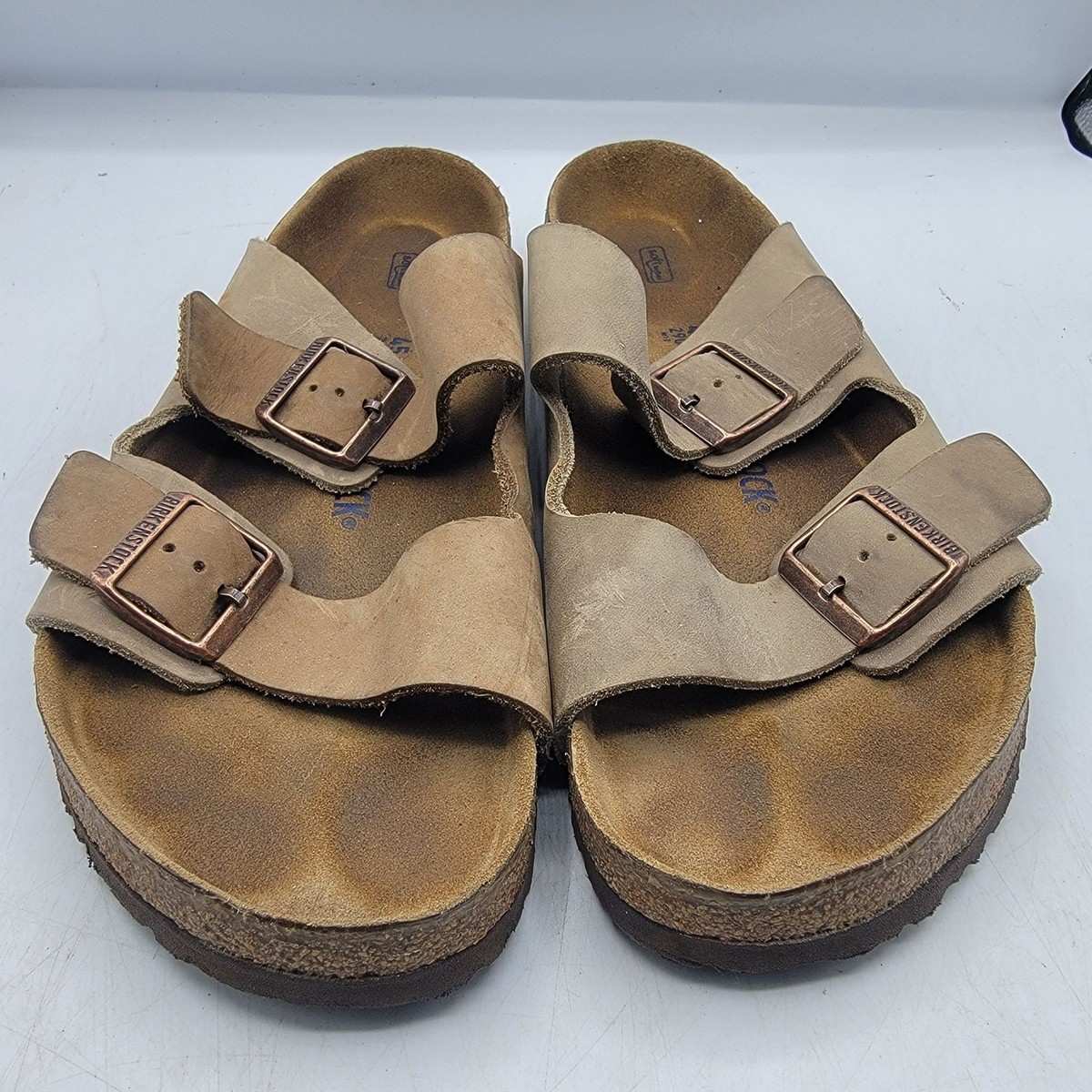 Birkenstock Mens 12 Brown Sandals Casual Outdoors Beach 
