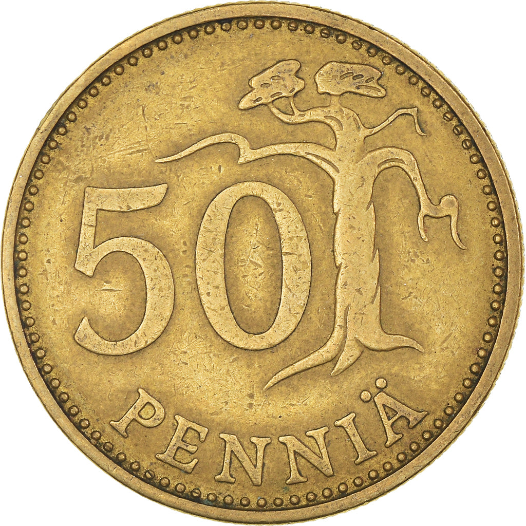 Finnish Coin Finland 50 Pennia | Tree | 1963 - 1990 | eBay