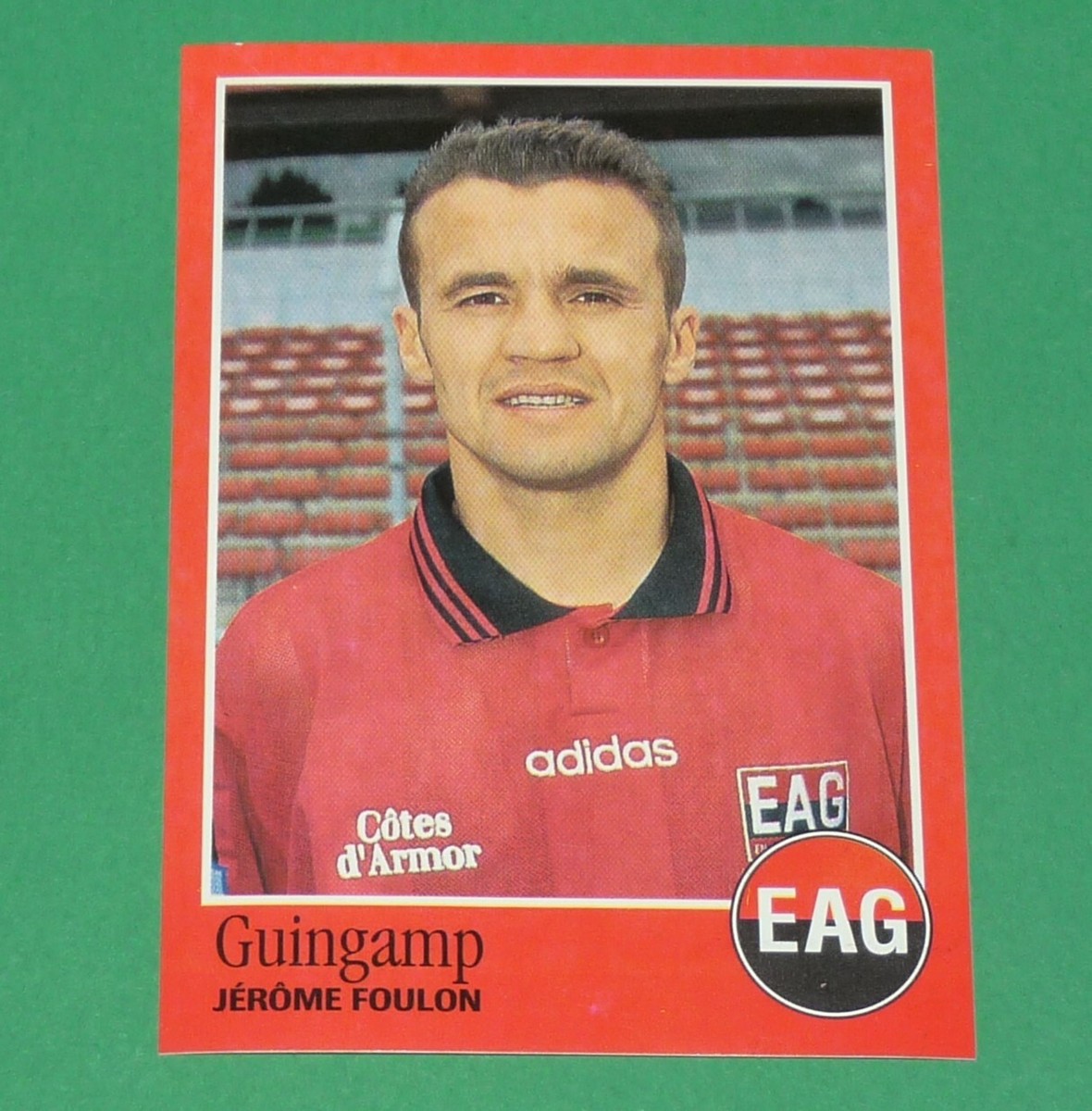 Fanion ES Wasquehal Vs EA Guingamp - Coupe De France 1997 - 10x9 Cm