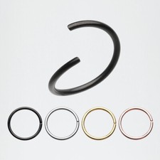 4 Pcs of Assorted Basic Essential Bendable Hoop Ring Package
