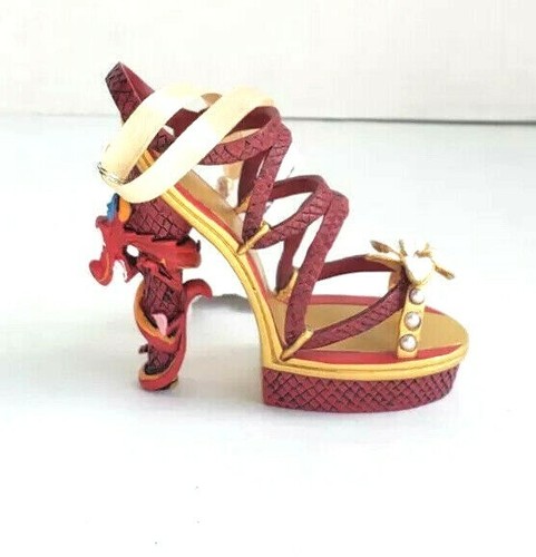 Disney Parks Mushu Mulan High Heel Ornament Retired Rare - Bild 6 von 6