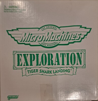 Micro Machines Exploration Tiger Shark Landing Galoob Avon 1997 Brand New Sealed