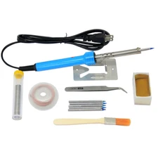 AideTek 12 IN 1 30W 110V Electric Soldering Iron Tools Kit Soldering Wires SPA0