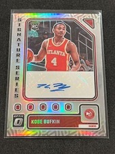 2023-24 Panini Donruss Optic Kobe Bufkin Signature Series Holo Rookie #SS-BUF
