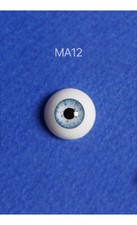 Dollmore MSD acrylic eyes OOAK 14mm - Optical Half Round Acrylic Eyes MA12