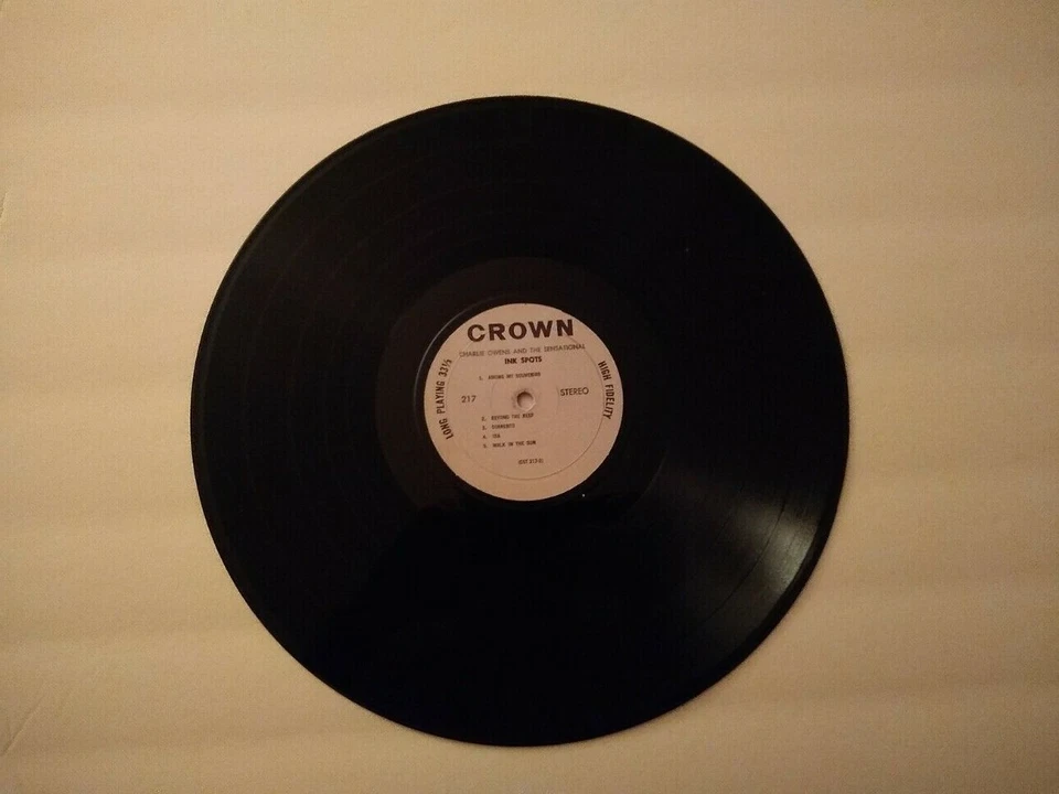 Charlie Owens and The Sensational Ink Spots VINYL LP Record #CST 217 - Image 4 of 4