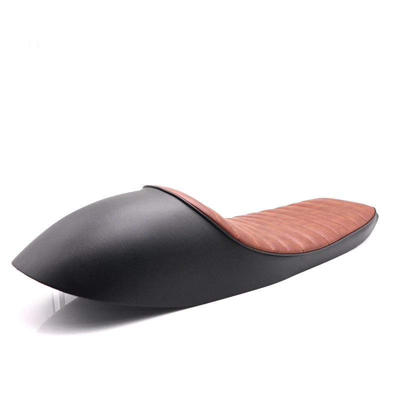 Joroba de asiento universal para bicicleta marrón y marrón de colección Café Racer para BMW R100RS R100R R50 Foto 4 de 4