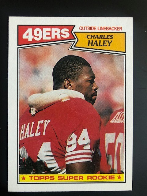1987 Topps Charles Haley Rookie RC #125 San Francisco 49ers