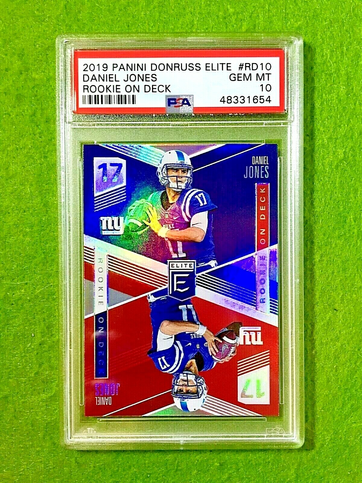 Daniel Jones Panini Donruss Elite Rookie on Deck #RD10 Base