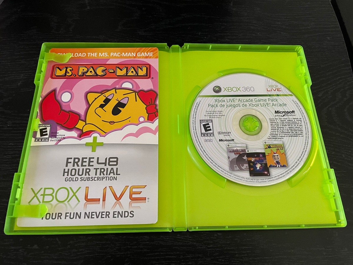 Xbox Live Arcade Pack Microsoft Xbox 360 Bomberman Geometry Wars