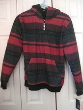 Boys Jacket Hooded Size 14/16 Amplify Sherpa Lined NEW