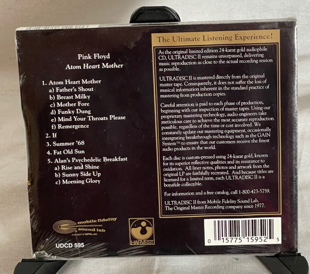 【MFSLゴールド盤】PINK FLOYD『Atom Heart Mother』 Pink Floyd Atom Heart Mother MoFi MFSL Mobile Fidelity