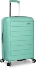 Pagosa Indestructible Hardshell Expandable Spinner Luggage, Mint, Check-In Only