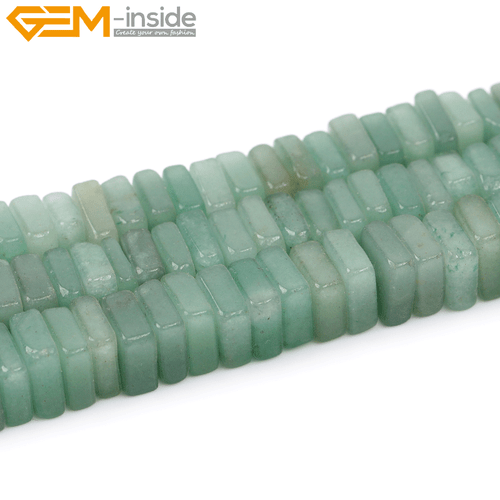 Assorted Aventurine Jade Beads - Natural Spacer Disc Cube Jewellery Making - Picture 21 of 50