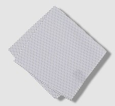  35 Bar Iii Mens White Polka Dot Handkerchief Cotton Pocket Square 12.5 X 12.5