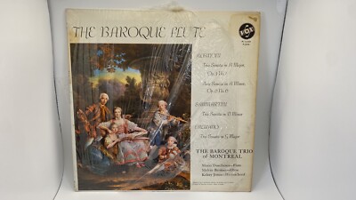The Baroque Flute Vinyl - The Baroque Trio Of Montreal PL 14.320 1965 Vinyl LP