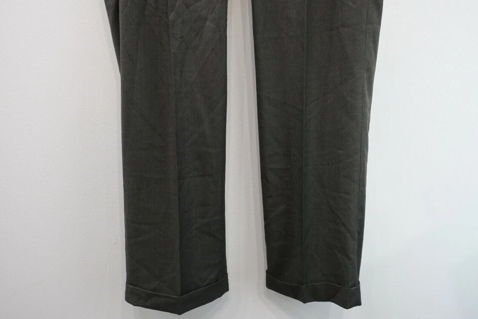 Calça social Louis Raphael masculina perna reta ajuste confortável plissada algemada 36 x 30 - Imagem 4 de 4