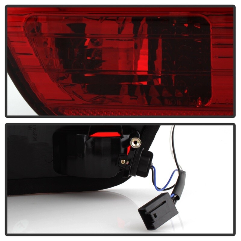 Spyder 4PCS Euro Style Tail Lights Red Smoke for BMW E53 X5 0006 eBay