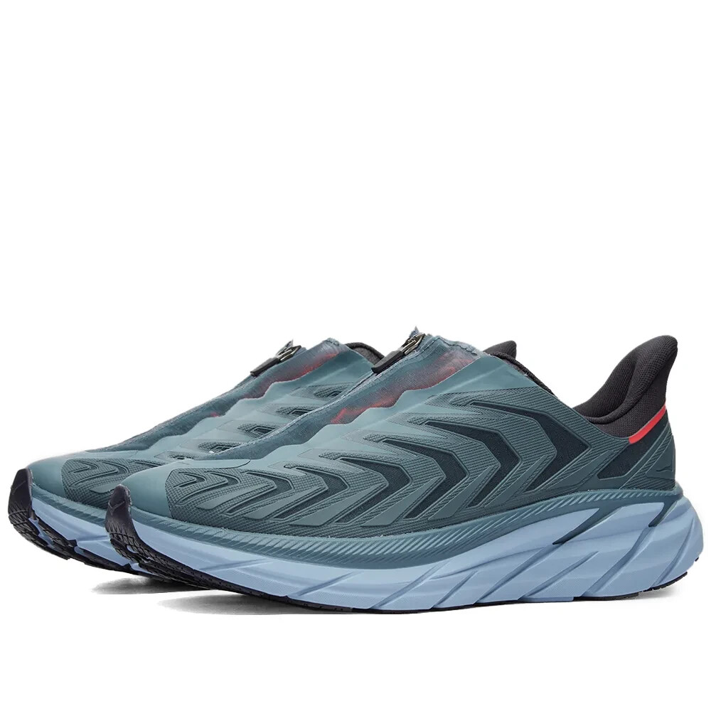 Hoka One One Men's U Project Clifton Zip Running Shoes Goblin Blue