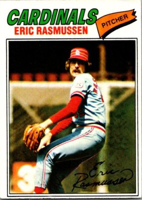 1977 Eric Rasmussen #404 Topps St. Louis Cardinals MBBC #24 | eBay