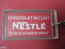 vintage Nestle Milk Chocolate Key Chain French France policeman Nestlé Chocolat