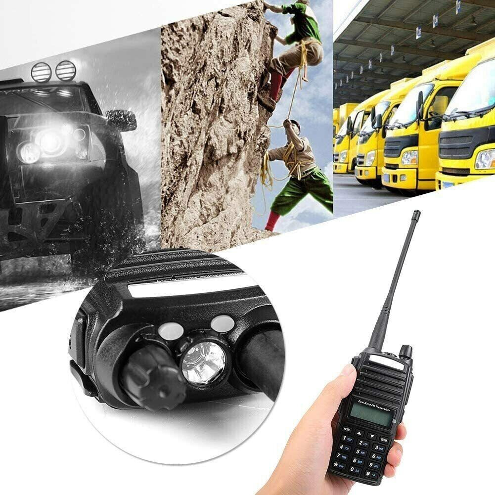 Ricetrasmettitore Baofeng UV-82 Dual Band, Completo Di Accessori, Nero, PMR