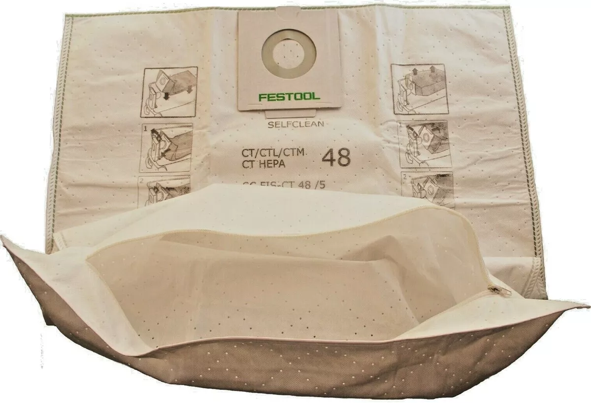 Festool reusable dust bag outlet