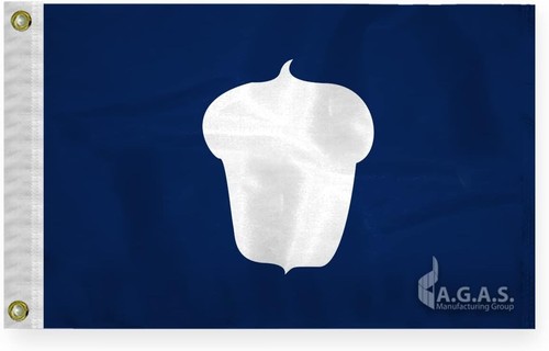 AGAS Schatzmeister Offiziers Flagge Outdoor-Indoor Flagge - 12"x18" - 200D Nylon Yacht Club