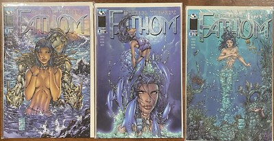 Fathom #1-10 Complete Set (1998) + 3 #1 Variants - VF/NM - Michael Turner UNREAD