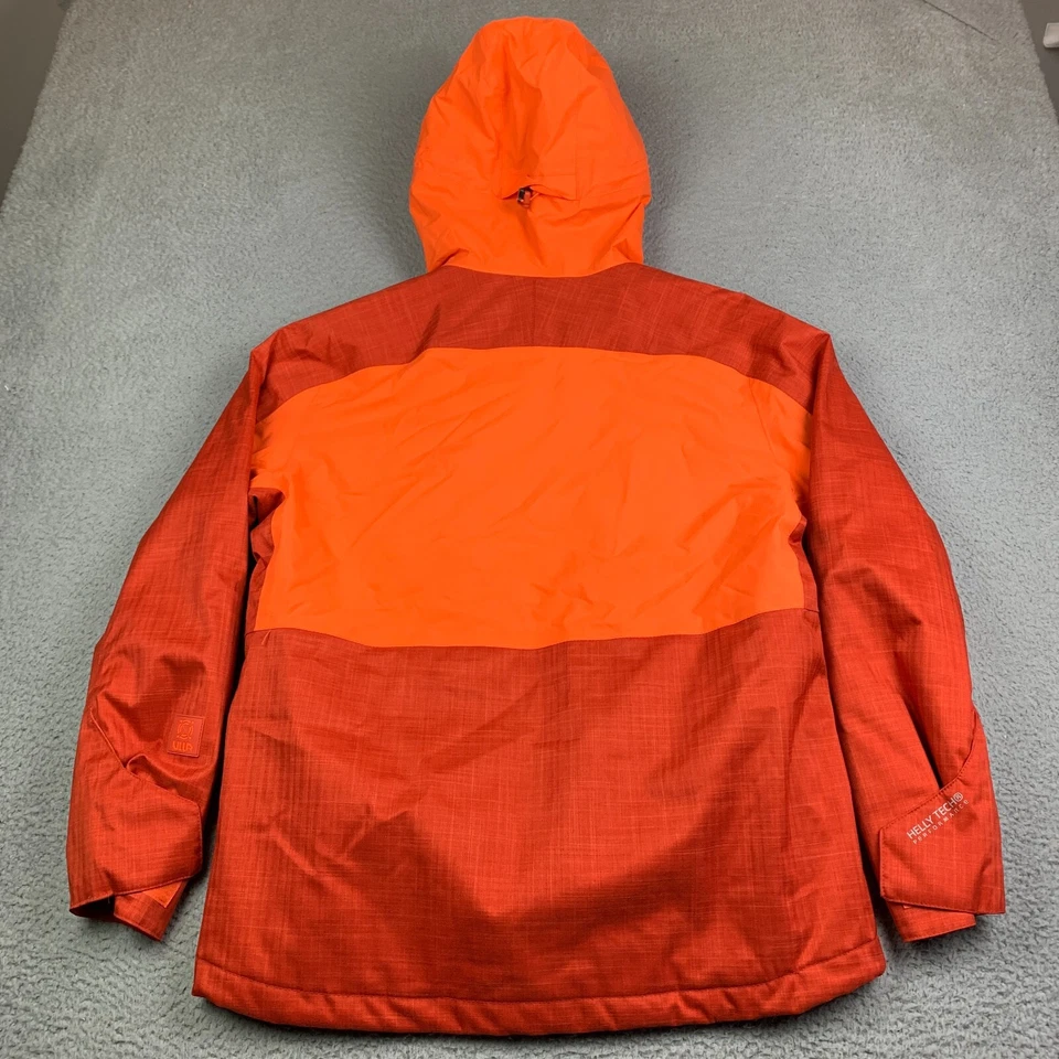 Chaqueta Helly Hansen Fernie Hombres M Recco Aislada Esquí Nieve Naranja DWR Recubierta Foto 2 de 4