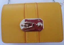 Tasche Handtasche mit 2 Schulter- und Tragegurten Damen Frauen Gelb NEU