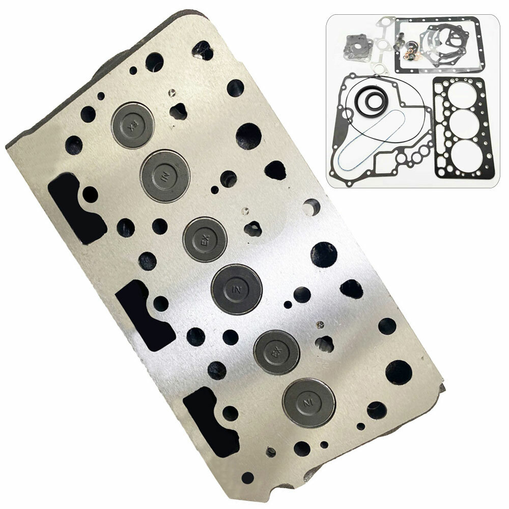 Complete Cylinder Head Assy With Valves + Full Gasket for Kubota D782 Engine New