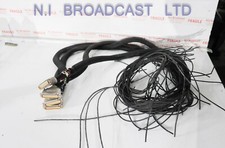 4x large D type audio breakout cables