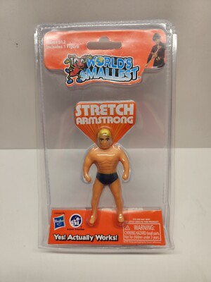 NEW SEALED Hasbro 2016 The Worlds Smallest STRETCH ARMSTRONG Figure 4 ''