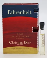 VINTAGE Christian Dior Fahrenheit EDT 1.5 ml / .05 oz Authentic Fast Finescents