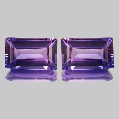10x5 MM A + Natürlich Ceylon Violett Rosa Saphir Lose Baguette Edelstein Cut