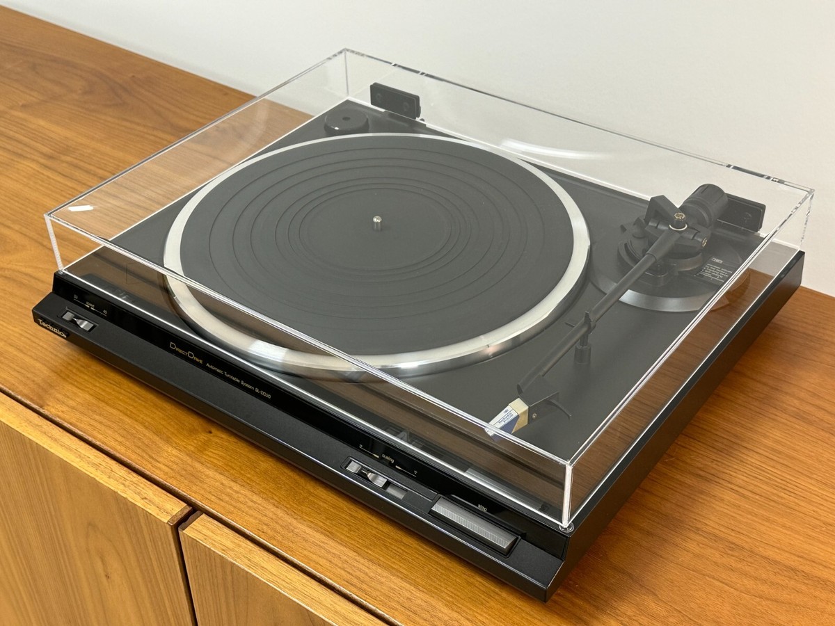 Platine vinyle DJ Technics SL-1200MK3D Direct Drive avec cache