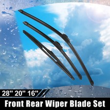 3 Pcs 28" 20" 16" Windshield Wiper Blade Kit for Toyota Sienna 2011-2020 J Hook