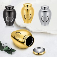 Olive Leaf Keepsake Cremation Urn Decorative Urns for Ashes Memorial Ashes Urns