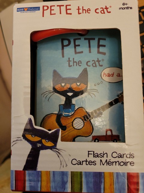Pete The Cat Paper Flashcards 19 Sight Words For Sale Online EBay