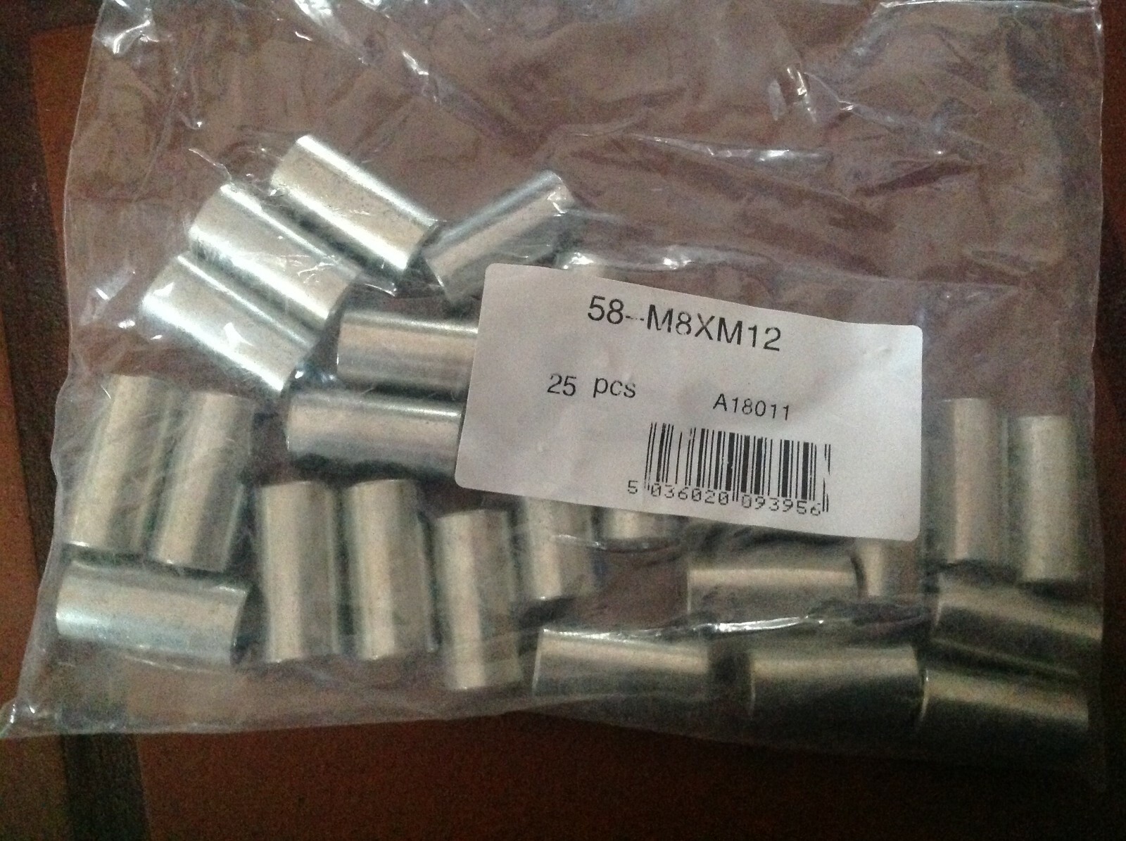 25 THREADED ROD BAR STUD CONNECTING INCREASING  NUTS M8 8mm To M12 12mm