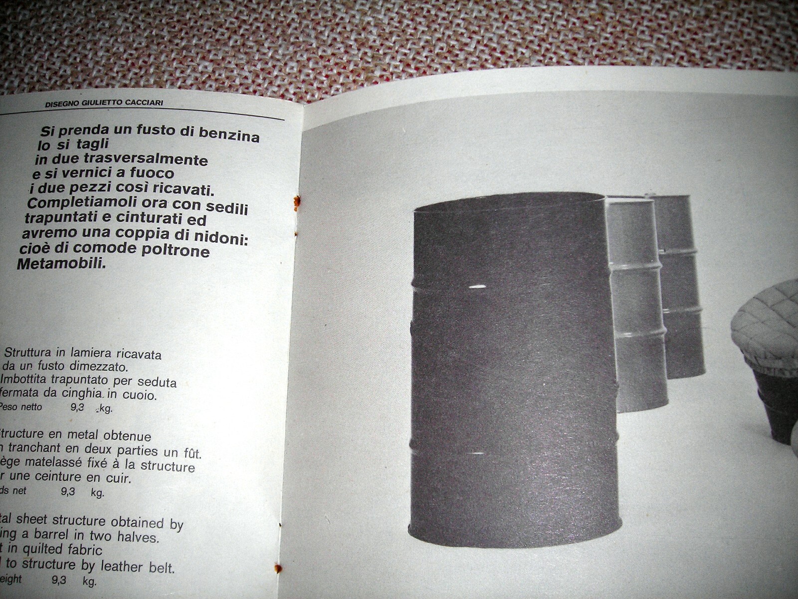 METAMOBILE SIMON GAVINA GENERAL CATALOGUE 1976 RARE