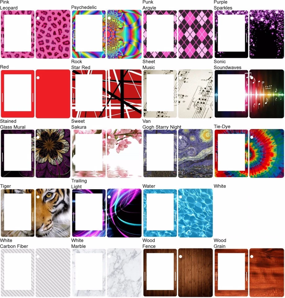 Choose Any 1 Vinyl Decal/Skin for Amazon Kindle Voyage - Free US Shipping! - Image 3 of 3