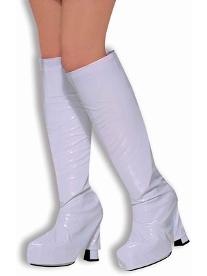 ebay white gogo boots