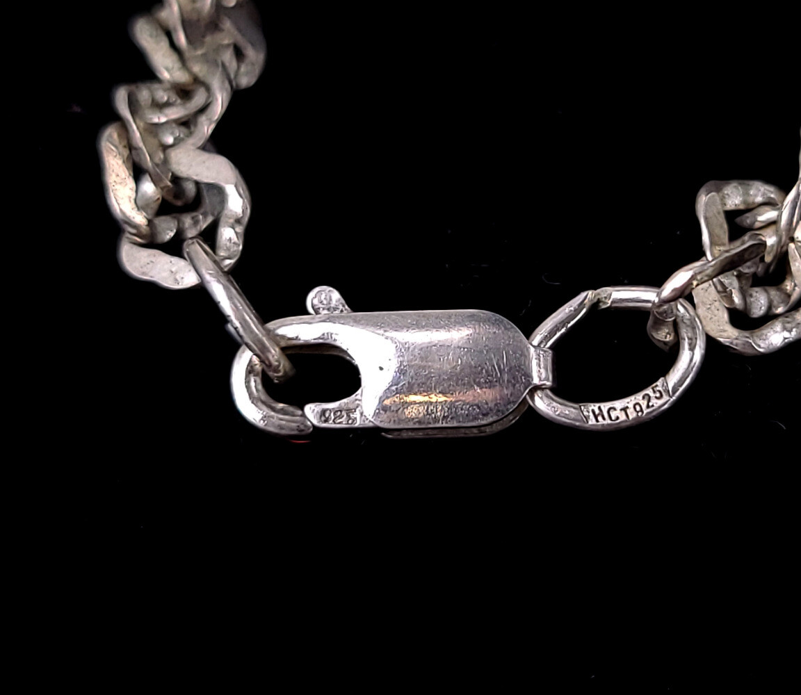 70's vintage silver925 necklace＆bracelet Vintage Sterling Silver Canada 5mm Twisted Design Disco 70s