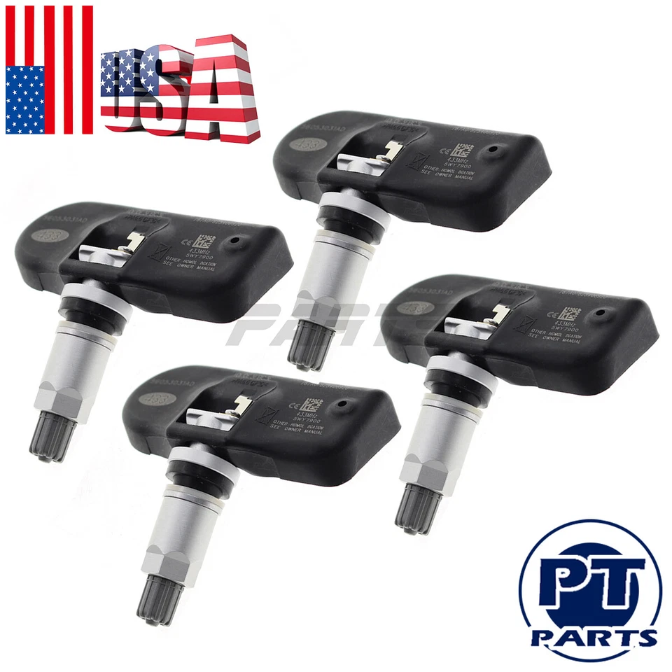 4x Sensor de presión de neumáticos TPMS para Dodge Avenger Caliber Grand Caravan 2012-2013 Foto 2 de 4
