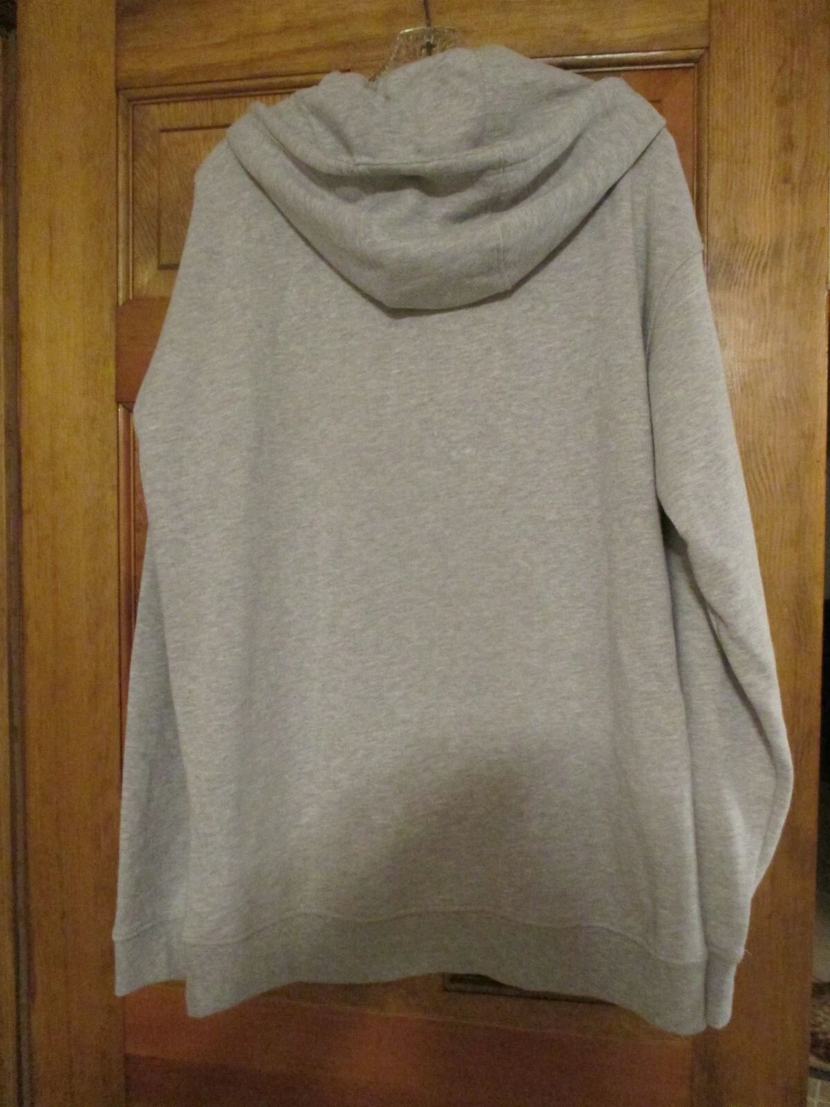 VETEMENTS NFL Team Apparel New England Patriots Felpa con cappuccio grigia con design Media Nuova senza etichette!!!!